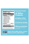 Physician's Choice Probiotics 60 Billion CFU - 10 Strains + Organic Prebiotics - Immune, Digestive  Gut Health 30 Capsul.Made ın Usa.51.