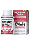 Physician's CHOICE Digestive Enzymes - Multi Enzymes, Organic Prebiotics & Gut Health - Meal Time Discomfort Relief & Bloating - Dual Action Approach - 60 Capsul.3943