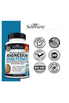BioSchwartz Magnesium Bisglycinate 100% Chelate No-Laxative Effect - Maximum Absorption- Fully Reacted & Buffered for Energy Muscle Bone & Joint Support -180 Vegi Capsul.47.