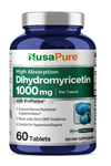 NusaPure Dihydromyricetin (DHM) + BioPerine 1,000mg 60 Veggie Tablets. USA.54.