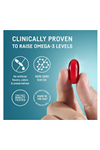 Kori Krill Oil Omega 3  Antarctic Krill Oil with Superior Absorption vs Fish Oil, Krill Oil 1200mg Softgels, 30 Softgels, EPA & DHA.ABDE MENŞEİ.47.