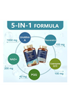 Totaria Healt Urolithin A  1000mg with NAD+,CoQ10,Resveratrol,PQQ for Men Women 120 Softgels.Made ın Usa.4054