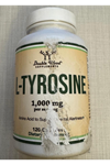 Double Wood L-Tyrosine 1,000mg per Serving, 120 Veggie Capsules 3833 