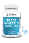 Dr. Berg Trace Minerals Enhanced Complete with 70+ Minerals Including 10 mg of Zinc - 60 Capsules.64.