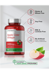 Horbaach Apple Cider Vinegar Capsules 2400mg 150 Count Non-GMO, Gluten Free.