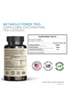 VINATURA Caralluma Fimbriata, EGCG 45% Extract 1250mg + Fucoxanthin *USA Made & Tested* for Immune Support, Energy and Mental Focus - 60 Capsules.52.
