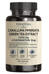 VINATURA Caralluma Fimbriata, EGCG 45% Extract 1250mg + Fucoxanthin *USA Made & Tested* for Immune Support, Energy and Mental Focus - 60 Capsules