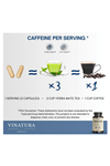 VINATURA Yerba Mate, Taurine - 1400mg - Natural Caffeine & Energy  Enhanced Vitamın B Complex - 60 Capsul.52.