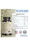 VINATURA Yerba Mate, Taurine - 1400mg - Natural Caffeine & Energy  Enhanced Vitamın B Complex - 60 Capsul.52.