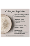 Sports Research Collagen Peptides  Unflavored, Hydrolyzed Type 1 & 3 Collagen Powder Protein for Healthy Skin, Nails, Bones & Joints 454gr.Made ın Usa.60.