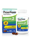 PreserVision AREDS 2 Eye Vitamin & Mineral, Contains Lutein, Vitamin C, Zeaxanthin, Zinc & Vitamin E, 120 Softgels (Packaging May Vary)