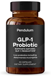 Pendulum  GLP-1 Probiotic - 500M AFU Multi-Strain Probiotic + Prebiotic Naturally Support GLP-1 Production, Sustain Energy, and Fuel Your Active Lifestyle Third-Party Tested for Men & Women (30 Capsules).Made ın Usa