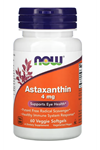 NOW Foods Astaxanthin 4mg  60 Veg Softgels.Made ın Usa..3939