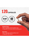 Force Factor, Test X180 Alpha, 120 Capsules.  Made ın Usa.