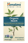 Himalaya, Organic Neem, 60 Caplets.MADE IN USA