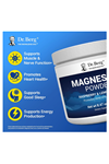 Dr. Berg Magnesium Glycinate Powder CALM for Sleep, Relaxation,  Stress Relief - Now Includes Vitamin D3 & Zinc - Delicious Raspberry & Lemon  (50 Servings).57.