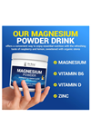Dr. Berg Magnesium Glycinate Powder CALM for Sleep, Relaxation,  Stress Relief - Now Includes Vitamin D3 & Zinc - Delicious Raspberry & Lemon  (50 Servings).57.