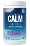 Natural Vitality Calm Sleep, Melatonın & Magnesium Citrate, Sleep Aid Drink Mix, GABA, Aid, Vegan, Gluten Free Non-GMO 453gr.