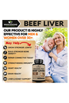 Wholesome Wellness Grass Fed Desiccated Beef Liver 4500mg 180 Capsules - Natural Iron, Vitamin A, B12 for Energy.Amazon Best Seller.54.