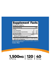Nutricost Spermidine  1500mg Wheat Germ Extract, 120 Capsules - 15mg Equivalent Spermidine Per Serving.Abd Menşei.68.