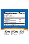 Nutricost Luteolin with Rutin Complex  100mg (50mg Luteolin, 50mg Rutin) 120 Capsules.Abd Menşei.