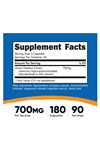 Nutricost Horse Chestnut Extract 700 MG Per Serving, 180 Capsules.