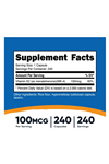 Nutricost Vitamin K2 (MK4) 240 Capsules (100mcg).Abd Menşei.