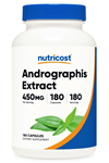 Nutricost Andrographis Extract 450mg 180 Vege Capsul.Abd Menşei.