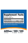 Nutricost Vitamin B2 (Riboflavin) 400mg, 120 Capsules .Abd Menşei.