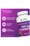 Dr. Berg Black Elderberry  15,000 IU Vitamin D, 60 mg of Zinc, 90 mg of Camu Camu - (4-in-1) Sambucus Elderberry Immune Support - 90 Capsules.Abd Menşei.55.