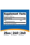 Nutricost D.H.E.A 25mg, 240 Capsules..Abd Menşei.