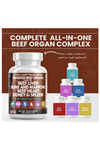 Clean Nutraceuticals Grass Fed Beef Liver Complex 90 Capsules.Abd Menşei.57.