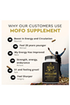 Ancestral Supplements Male Optimization Mofo, Support for Energy Levels and Overall Men's Health and Wellness, Non-GMO, No Fillers, 180 Capsules.