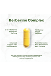DEAL SUPPLEMENT  Berberine, 500mg Per Serving, 120 Veggie Capsules .Abd Menşei.