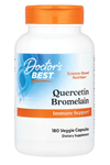 Doctor's Best, Quercetin Bromelain, 180 Veggie Capsules