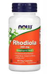 NOW Foods, Rhodiola, 500 mg, 60 Veg Capsules.ABD MENŞEİ