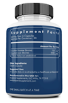 Ancestral Supplements Grass Fed Beef Prostate for Men with Liver, 3000mg, 180 Capsules.Abd.