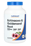 Nutricost Echinacea & Goldenseal Root, 500mg, 240 Capsules