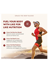 Ancestral Supplements Grass Fed Blood is Blood, Liver  Spleen Formula, 500mg Red  White Blood Cell Formation, Immune and Heart Health Support, 180 Capsul.Abd.