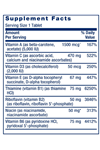 Lıfe Extensıon One-Per-Day Over 25 Vıta mıns, Minerals  Plant Extracts, Quercetin, 5-MTHF Folate  More – 1-Daily, Non-GMO, Gluten-Free – 60 Tablets.