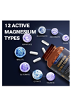 Totaria Healt Magnesium Complex 700mg 12 in 1  Glycinate Citrate Malate Oxide Taurate Aspartate Orotate  Vegan 120 Capsules.Abd Menşei.52.