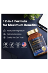 Totaria Healt Magnesium Complex 700mg 12 in 1  Glycinate Citrate Malate Oxide Taurate Aspartate Orotate  Vegan 120 Capsules.Abd Menşei.52.
