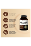 Naturebell  Lions Mane Mushroom Organic  9,000mg, 240 Capsules.Abd Menşei.