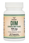 Double Wood DIM  for Women and Men (Diindolylmethane Acne Treatment, 400mg  60 Capsules.Abd