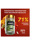 Resurrected Health Liposomal NMNH  High Purity NAD for Anti Aging, Energy, Focus - Pure NMNH Organic 60 Capsules - 300mg.Abd Menşei