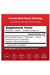 NutraChamps Korean Red Panax Ginseng Root 120 Veg Capsul Extra Strength Ginsenosides for Energy, Focus, Performance, Vitality  Immune Support.43.