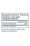 Vital Nutrients Lithium Orotate 20mg  90 Capsules Memory, State of Mind, and Behavioral Health Gluten, Dairy, Soy Free.