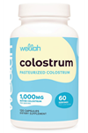 Wellah Pasteurized Colostrum (1,000mg) 120 Capsules - Bovine Colostrum, 60 Servings.Abd Menşei.