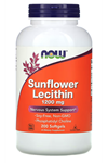 NOW Foods  Sunflower Lecithin, 1,200 mg, 200 Softgels.