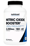 Nutricost Nitrik Oxıde Booster  2250mg, 180 Capsules.